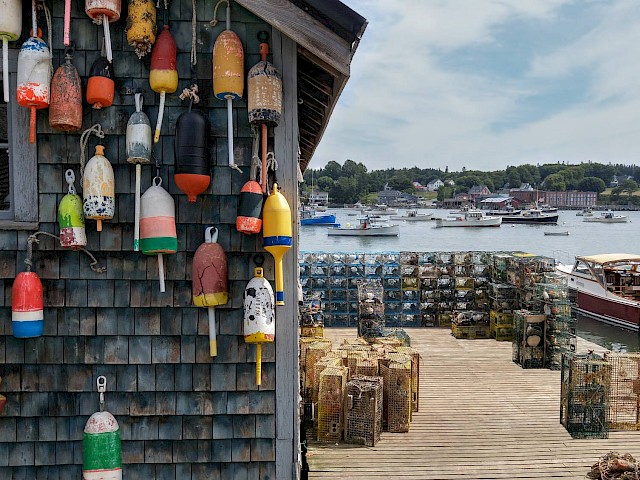 lobster buoys